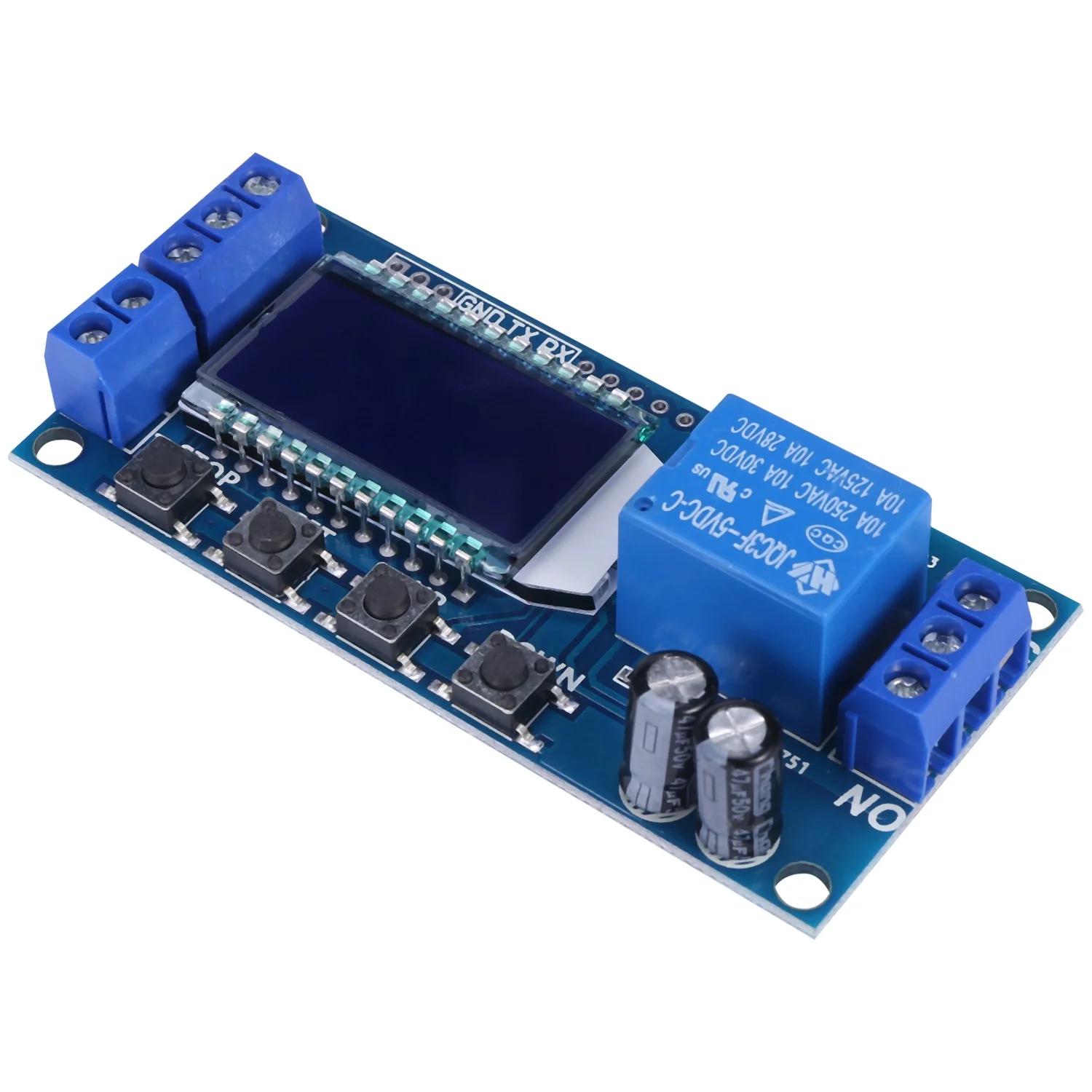 ũ USB  LCD ÷ ð   , DC 6-30V  ٱ Ÿ̸ ġ Ʈ Ŭ  